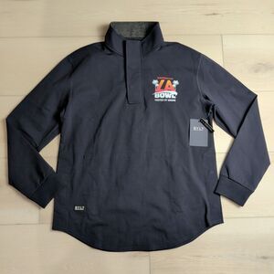 BYLT Elite Fairway Pullover Mens L Black Drop Cut Performance Athleisure NEW NWT